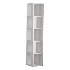 ASIR Hanah Home Piano Bookshelf in White