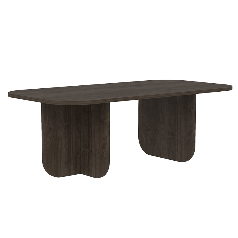 ASIR Hanah Home Becaj Coffee Table in Walnut