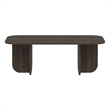 ASIR Hanah Home Becaj Coffee Table in Walnut