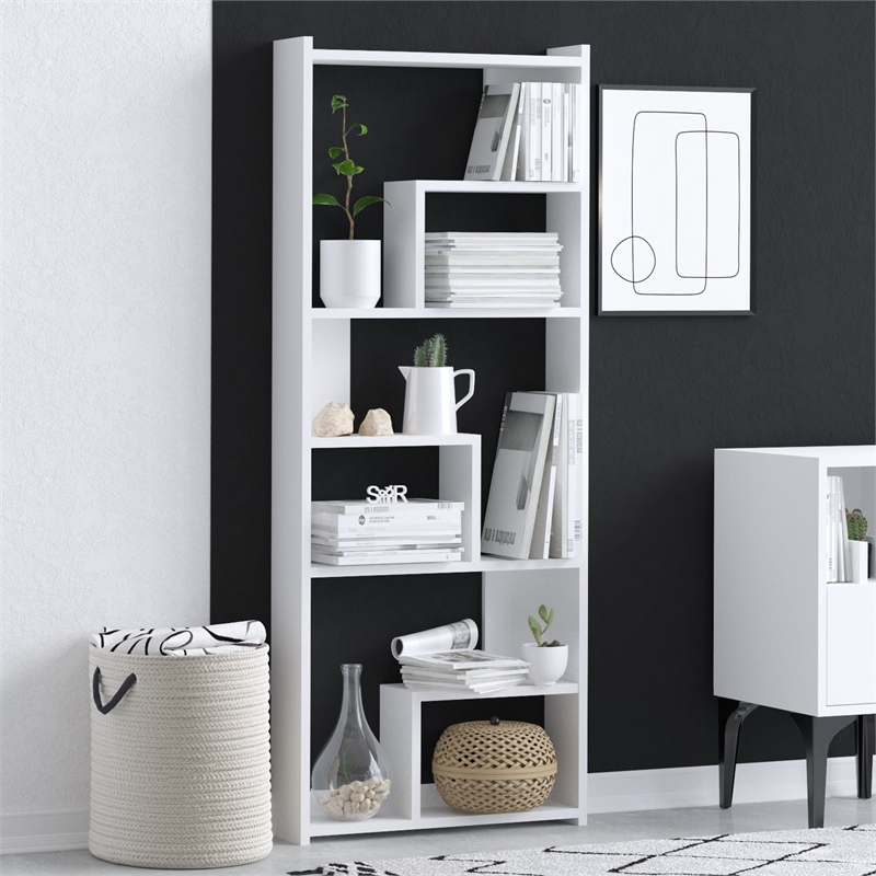 ASIR Hanah Home Prins in Bookshelf in White