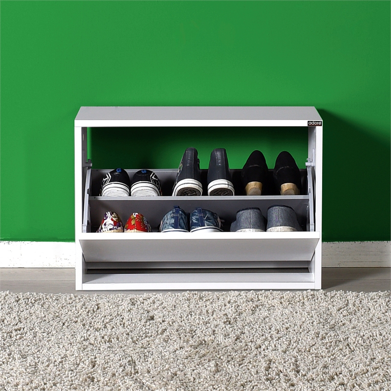 ASIR Hanah Home Shc-110-Bb-1 Shoe Cabinet in White