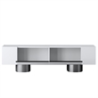ASIR Hanah Home Bohem TV Stand in White and Silver