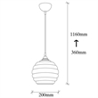 ASIR Opviq Gold 010 Chandelier in Black