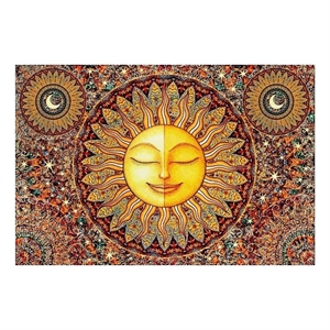 ASIR Conceptum Hypnose Happy Sun PVC Doormat in Multi-Color