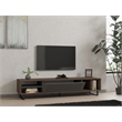 ASIR Hanah Home Eray TV Stand in Walnut and Anthracite