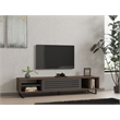 ASIR Hanah Home Eray TV Stand in Walnut and Anthracite