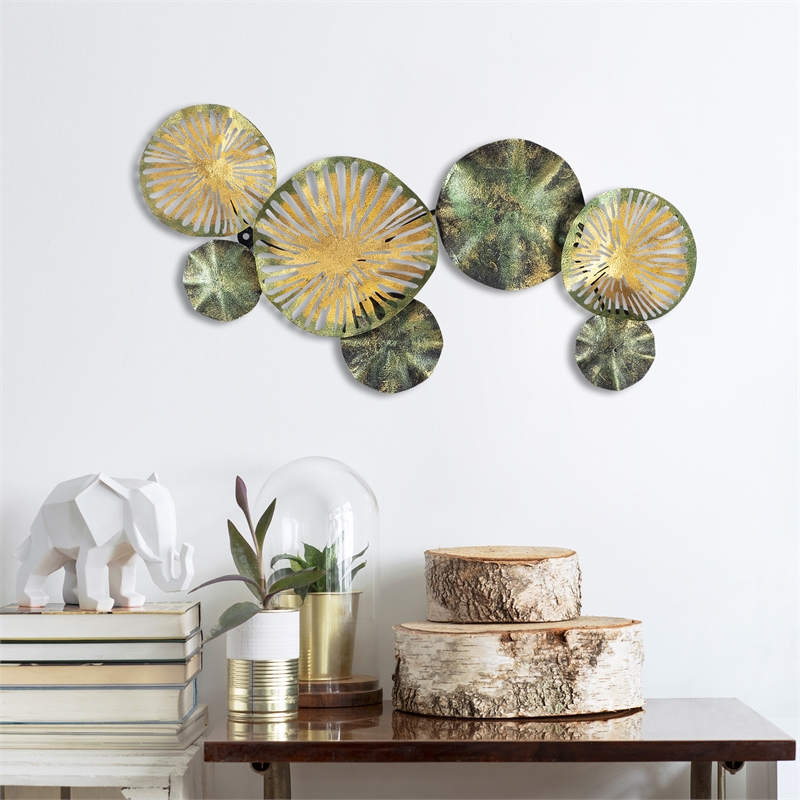 ASIR Wallity Metal Art Decorative Metal Wall Accessory in Multi-Color