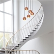 ASIR Opviq Sivani MR 999 Chandelier in Copper