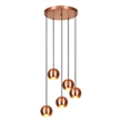 ASIR Opviq Sivani MR 999 Chandelier in Copper