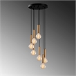 ASIR Opviq Tempo 6032 Chandelier in Brass
