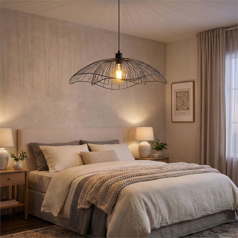 ASIR Opviq Farac 6380 Chandelier in Black