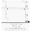 ASIR Opviq Yildo 6877 Chandelier in Black