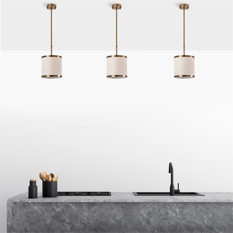 ASIR Opviq Way 11615 Chandelier in Brass