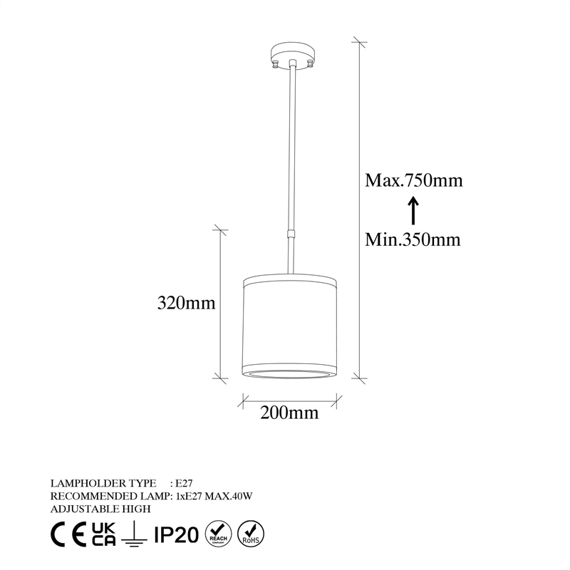 ASIR Opviq Way 11615 Chandelier in Brass