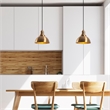 ASIR Opviq Varzan 10835 Chandelier in Brass