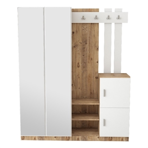 ASIR Hanah Home Dd8-Aw Hall Stand in Pine