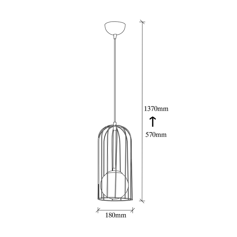 ASIR Opviq Tweety 2915 Chandelier in Brass