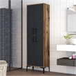 ASIR Hanah Home Berlin A Multi Purpose Cabinet in Walnut and Anthracite