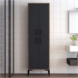 ASIR Hanah Home Berlin A Multi Purpose Cabinet in Walnut and Anthracite