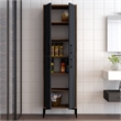 ASIR Hanah Home Berlin A Multi Purpose Cabinet in Walnut and Anthracite