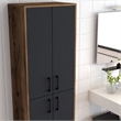 ASIR Hanah Home Berlin A Multi Purpose Cabinet in Walnut and Anthracite