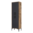 ASIR Hanah Home Berlin A Multi Purpose Cabinet in Walnut and Anthracite