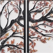 ASIR Wallity Autumn Vibes APT740 L Decorative Wall Accessory in Black (Set of 4)