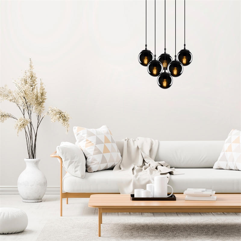 ASIR Opviq Efe - 2181 Black, Fume Chandelier