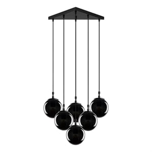 ASIR Opviq Efe - 2181 Black, Fume Chandelier