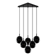 ASIR Opviq Efe - 2181 Black, Fume Chandelier