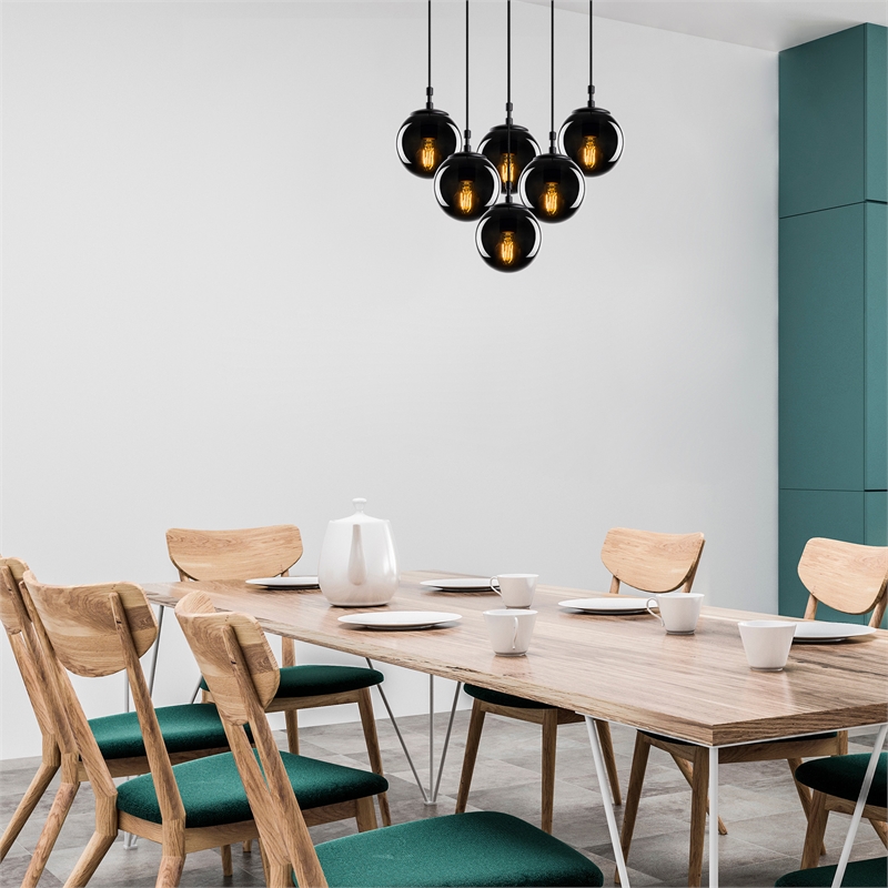 ASIR Opviq Efe - 2181 Black, Fume Chandelier