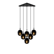 ASIR Opviq Efe - 2181 Black, Fume Chandelier