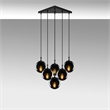 ASIR Opviq Efe - 2181 Black, Fume Chandelier