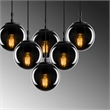 ASIR Opviq Efe - 2181 Black, Fume Chandelier