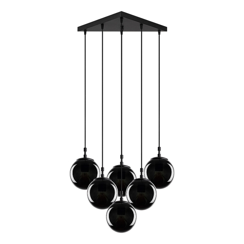 ASIR Opviq Efe - 2181 Black, Fume Chandelier