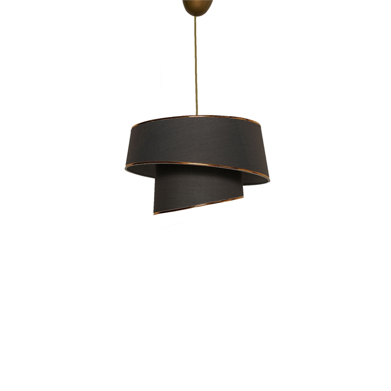 ASIR Opviq Barette - Gold, Anthracite Chandelier