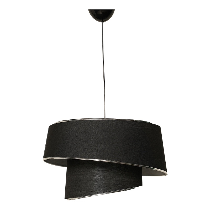 ASIR Opviq Barette - Silver, Black Chandelier