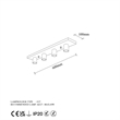 ASIR Opviq Mirro - 12231 White Chandelier