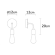 ASIR Opviq Harput - N-1326 Vintage Wall Lamp