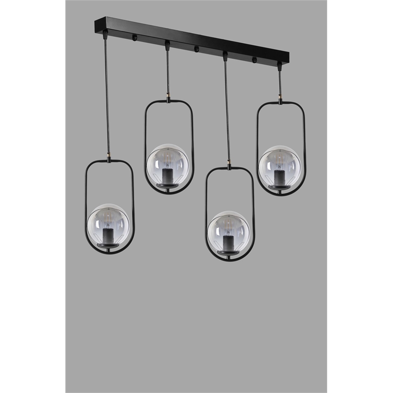 ASIR Opviq 8496-7 Black Chandelier