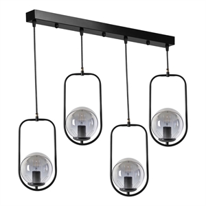 ASIR Opviq 8496-7 Black Chandelier