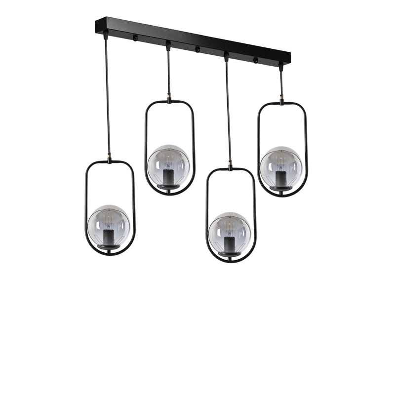 ASIR Opviq 8496-7 Black Chandelier