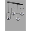 ASIR Opviq 8496-7 Black Chandelier