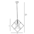 ASIR Opviq 7809-1R Multicolor Chandelier