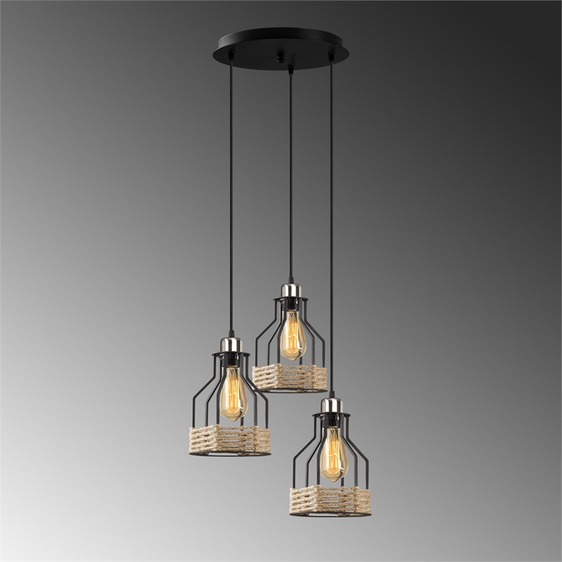 ASIR Opviq Fiko - 6571 Black Chandelier