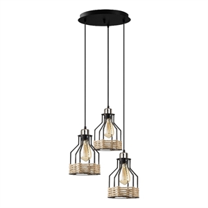 ASIR Opviq Fiko - 6571 Black Chandelier