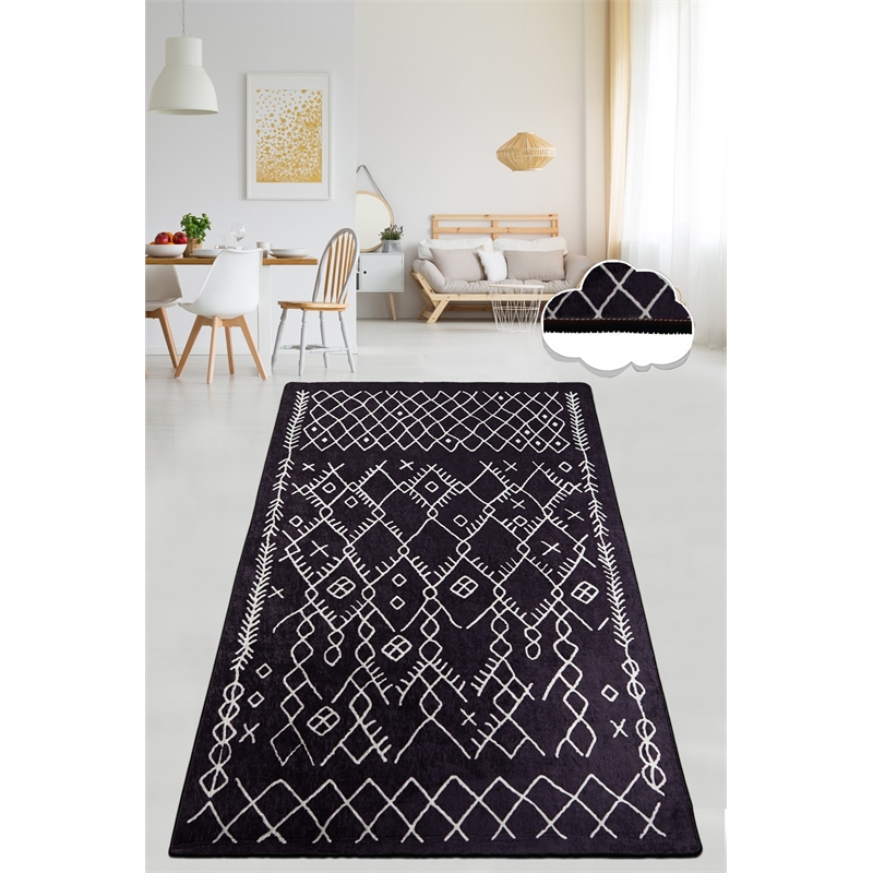 ASIR Conceptum Hypnose Chart Black White Carpet