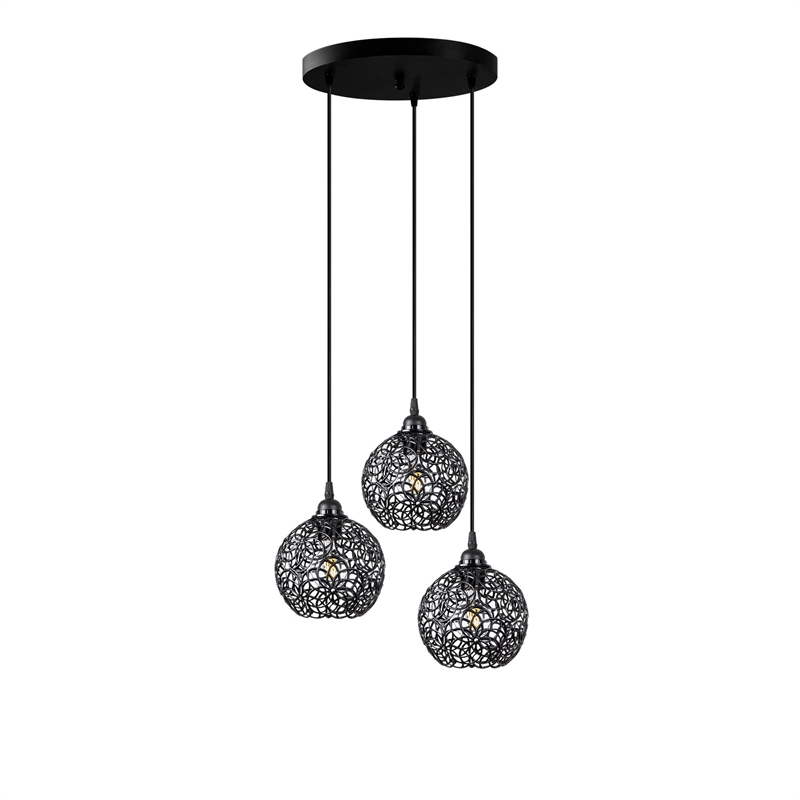 ASIR Opviq Hay - 11890 Black Chandelier