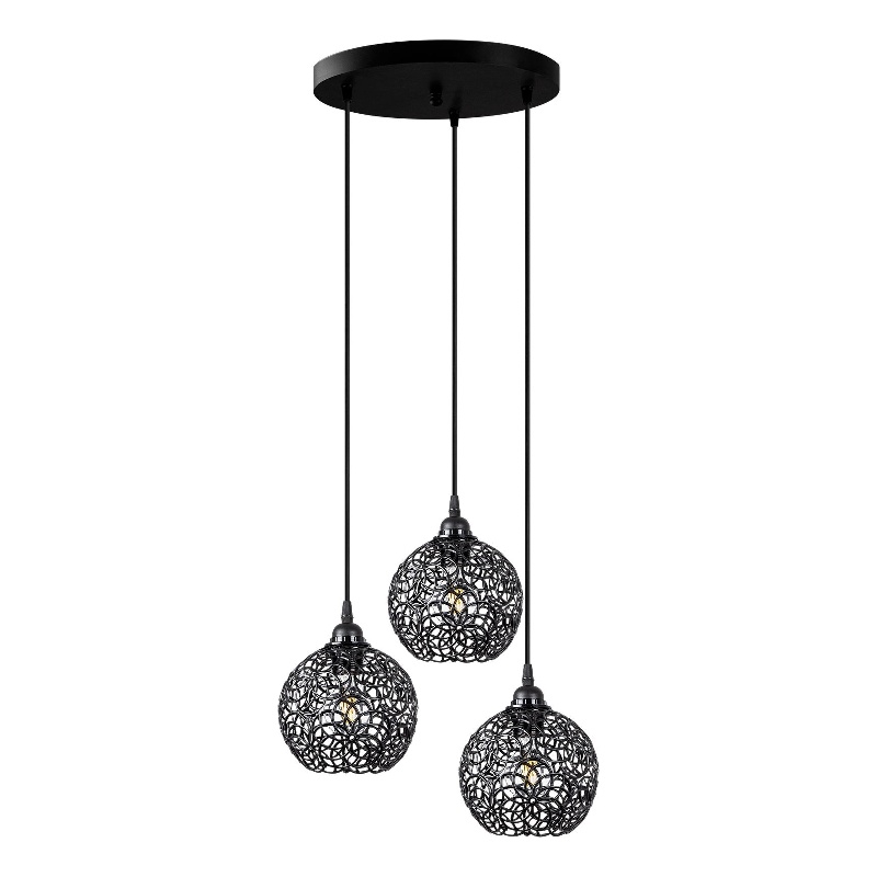 ASIR Opviq Hay - 11890 Black Chandelier