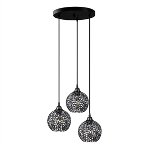 ASIR Opviq Hay - 11890 Black Chandelier